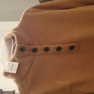 Sherpa button front tunic